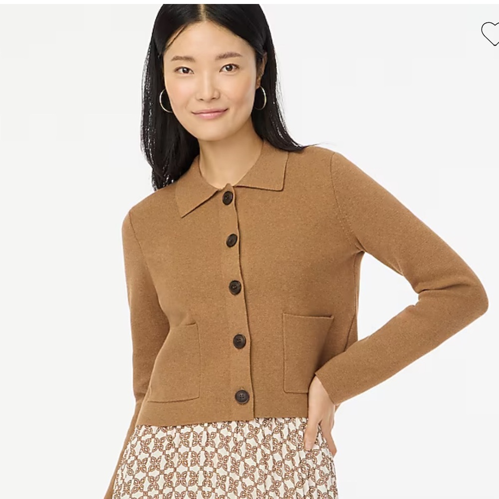J crew Polo cardigan sweater